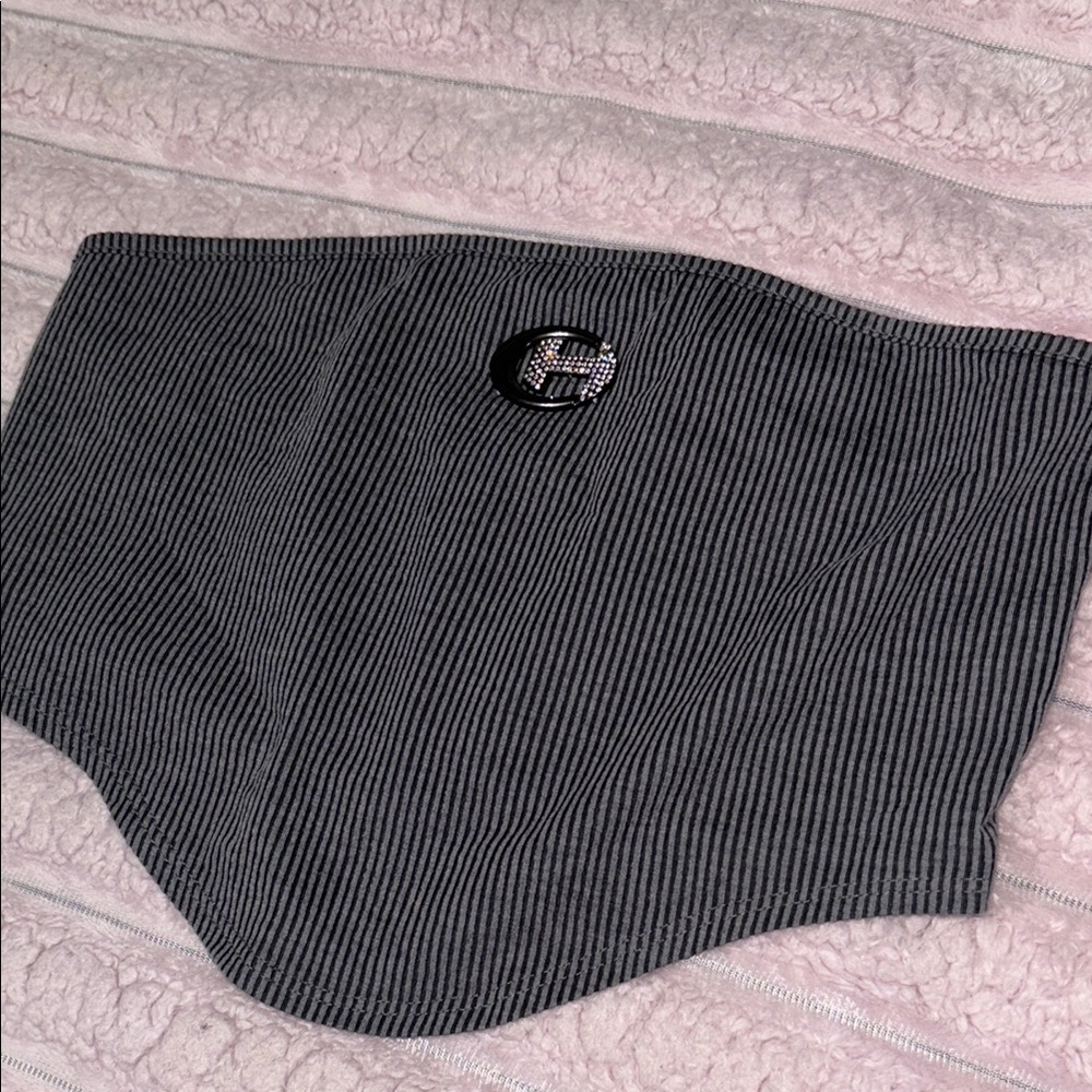 Kids Black Striped Bottoms